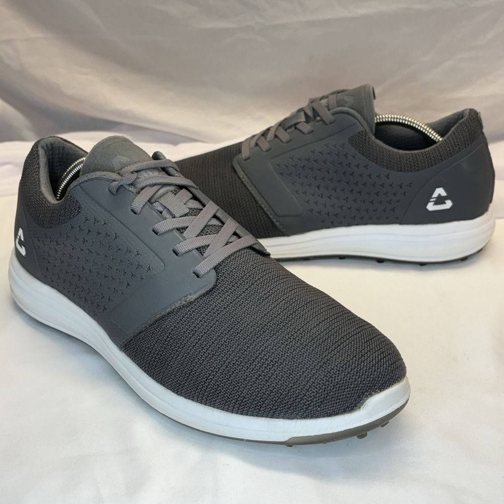 CUATER Travis Mathew The Moneymaker Golf Shoes Mens US 12 EU 46 Knit Gray Cleats